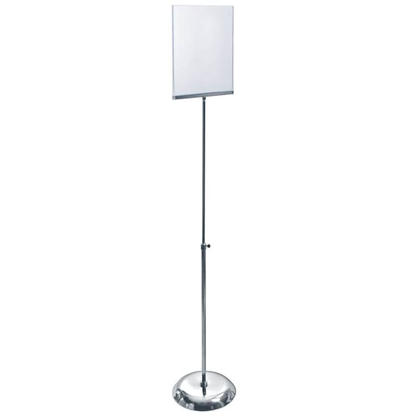 8.5"W x 11"H Clear Acrylic Top Load U-Frame Floor Display